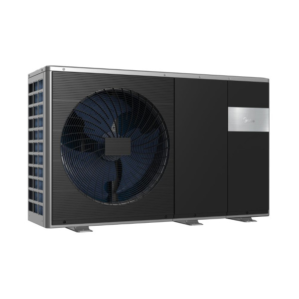 Midea MHC-V14W/D2RN8-B2ER90 monoblokkos M-Thermal (R32, 14 kW, 3 fázis, fűtőbetét 9 kW, fekete)