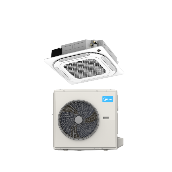 Midea MCD1-36HRFN8-W-SP kazettás split (R32, 10,6 kW, breezeless funkcióval)