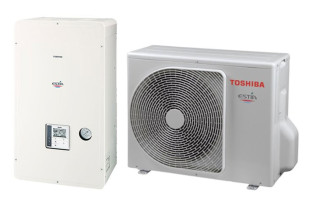 Toshiba HWS-1405H-E / HWS-1405XWHT6-E ESTIA Hydrobox (R410a, 1 fázis, 6 kW-os elektromos patronnal)